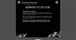 Desktop Screenshot of goudsmidremko.com