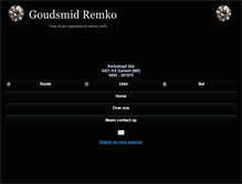 Tablet Screenshot of goudsmidremko.com